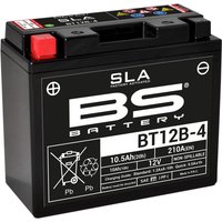 300643 - BS Battery SLA AGM Battery For Ducati 1098 2007-2008 - Black
