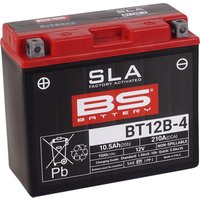 Image of 300643 - BS Battery SLA AGM Battery For Ducati 1098 2007-2008 - Black