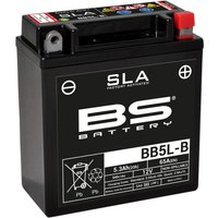 300671 - BS Battery SLA AGM Battery For Royal Enfield BULLET 500 1999-2003 - Black