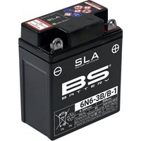 Image of 300917 - BS Battery SLA AGM Battery For Honda CB 125 B 1976-1977 - Black