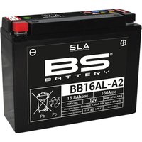 300839 - BS Battery SLA AGM Battery For Ducati 748 1995-2003 - Black