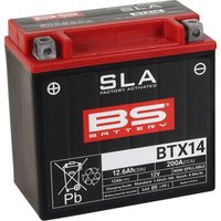Image of 300681 - BS Battery SLA AGM Battery For Ducati 1098 2007-2008 - Black