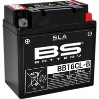 300771 - BS Battery SLA AGM Battery For John Deere 295S 1974 - Black