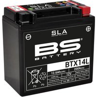 300760 - BS Battery SLA AGM Battery For Buell 1125 CR 2008-2009 - Black