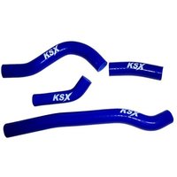 Image of WM146B - KSX Radiator Hose Kit For Honda CRF250R 2022-2024 - Blue
