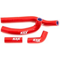 Image of WM145R - KSX Radiator Hose Kit For Honda CRF450R 2021-2022 - Red