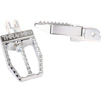 TSC-2019-3-SF - Thrashin Supply Co Militant Footpegs For Harley Davidson FLDE 1750 2018-2020 Front - Chrome