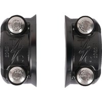 Image of TSC-2803-1 - Thrashin Supply Co Speedway Perch Clamp Kit For Harley Davidson FLD 1690 2012-2013 - Black