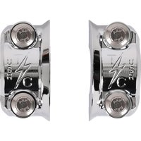 Image of TSC-2803-3 - Thrashin Supply Co Speedway Perch Clamp Kit For Harley Davidson FLD 1690 2012-2013 - Chrome