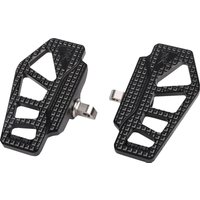 TSC-2217-1-D - Thrashin Supply Co Apex Mini Floorboards For Harley Davidson E 1000 1936-1952 - Black