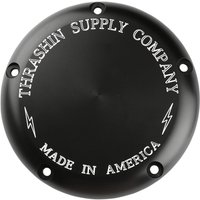 TSC-3010-4 - Thrashin Supply Co Classic Derby Cover For Harley Davidson FLD 1690 2012-2013 - Black