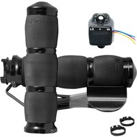 MT-AIR-90-A-B-H - Avon Grips Air Cushion Heated Grips For Triumph Adventurer 900 1996-2001 - Black