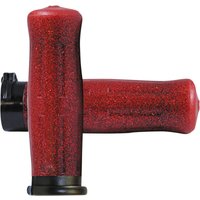 Image of OLD-69-SRED - Avon Grips Old School Rubber Grips For Harley Davidson FLD 1690 2012-2013 - Red/Sparkle