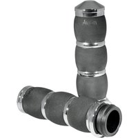 AIR-91-FLY - Avon Grips 3-Ring Air Cushioned Grips For Harley Davidson FLDE 1750 2020 - Black/Chrome