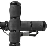 IN-S-AIR-90A-H - Avon Grips Air Cushion Heated Grips For Indian Scout 60 2016-2022 3 Ring - Black