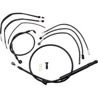 Image of B30-1263 - Burly Jail Bar Cable Kit For Harley Davidson FXFB 1750 2018-2019 35.5cm (14") - Black