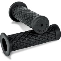 B16-1005 - Burly 1" Custom Bike Diamondback Grips - Black