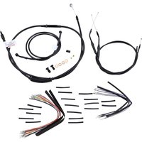 Image of B30-1035 - Burly Cable/Line Kit for Ape Hanger Handlebars For Harley Davidson FXD 1450 2000-2003 40.5cm (16") - Black