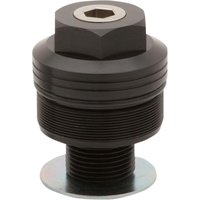 Image of B28-3001B - Burly Fork Preload Adjusters For Harley Davidson FLDE 1750 2018-2020 - Black