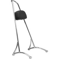 B13-1501C - Burly 20" Tall Sissy Bar For Harley Davidson XL 1200 C 2004-2020 - Chrome