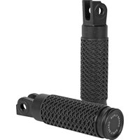 B13-1204B - Burly Slash Cut Footpegs For Honda CMX 1100 2021-2024 Rebel - Black