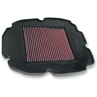HA-8098 - K&N High Flow Air Filter For Honda VFR 800 1998-2009 - Black/Red