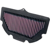 SU-7506 - K&N High Flow Air Filter For Suzuki GSX-R 600 2006-2010 - Black/Red
