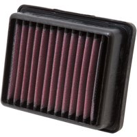 KT-1211 - K&N High Flow Air Filter For KTM Duke 125 2011-2012 - Black/Red