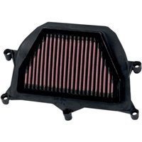 YA-6006 - K&N High Flow Air Filter For Yamaha YZF-R6 600 2006-2020 - Black/Red