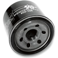 KN-138 - K&N Performance Oil Filter For Arctic Cat Textron 400 2X4 2007-2008 - Black