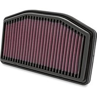 YA-1009 - K&N High Flow Air Filter For Yamaha YZF-R1 1000 2009-2014 - Black/Red
