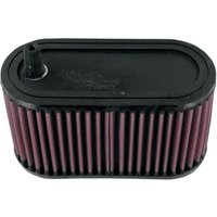 Image of YA-1285 - K&N High Flow Air Filter For Yamaha VMX-12 1200 1987-2002 - Black/Red