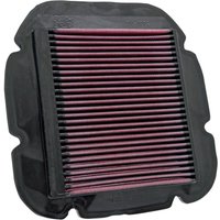 SU-1002 - K&N High Flow Air Filter For Suzuki DL 1000 2002-2007 - Black/Red