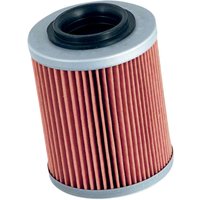 KN-152 - K&N Performance Oil Filter For Can Am (BRP) Commander 1000 EFI 2011-2017 - Red/Silver