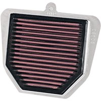 YA-1006 - K&N High Flow Air Filter For Yamaha FZ1 1000 N 2006-2014 - Black/Red/Silver