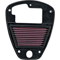 Image of KA-9006 - K&N High Flow Air Filter For Kawasaki VN 900 2006-2016 - Black/Red