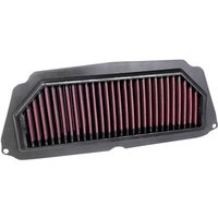 HA-6519 - K&N High Flow Air Filter For Honda CB 650 R 2019-2023 - Black/Red