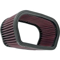 YA-1098 - K&N High Flow Air Filter For Yamaha YZF-R1 1000 1998-2001 - Black/Red