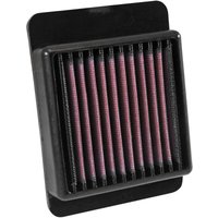 YA-3215 - K&N High Flow Air Filter For Suzuki GSX-R 125 2017-2024 - Black/Red