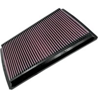 DU-9001 - K&N High Flow Air Filter For Ducati Monster 1000 I.E. 2003-2005 - Black/Red
