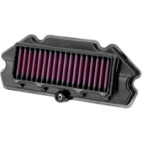 KA-6512 - K&N High Flow Air Filter For Kawasaki ER-6F 650 2012-2016 - Black/Red