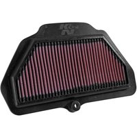 KA-1016 - K&N High Flow Air Filter For Kawasaki ZX-10 R 1000 2016-2024 - Black/Red