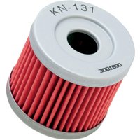 Image of KN-131 - K&N Performance Oil Filter For Suzuki AN 125 1996-1999 - Red/Silver