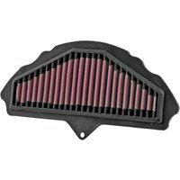 KA-1008 - K&N High Flow Air Filter For Kawasaki ZX-10 R 1000 2008-2010 - Black/Red