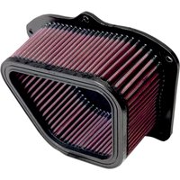SU-1399 - K&N High Flow Air Filter For Suzuki GSX1300R 1999-2007 - Black/Red