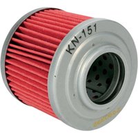 Image of KN-151 - K&N Performance Oil Filter For Bimota BB1 650 1995-1997 - Red/Silver