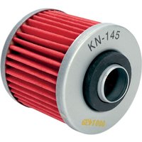 KN-145 - K&N Performance Oil Filter For Mz BAGHIRA 660 1997-2006 - Red/Silver