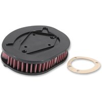 HD-1212 - K&N High Flow Air Filter For Harley Davidson XL 1200 C 2012-2020 - Black/Red