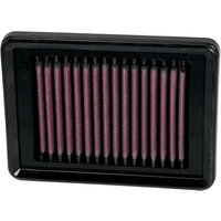 YA-5008 - K&N High Flow Air Filter For Yamaha SR 400 2014-2016 - Black/Red