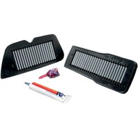 SU-1487 - K&N High Flow Air Filter For Suzuki S 83 2005-2010 - Black/Grey